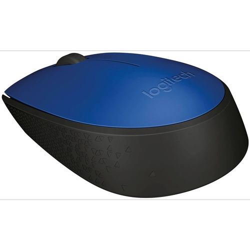 Мышь беспроводная Logitech M170, радио, оптическая, USB, 1000dpi, синий и черный [910-004647]