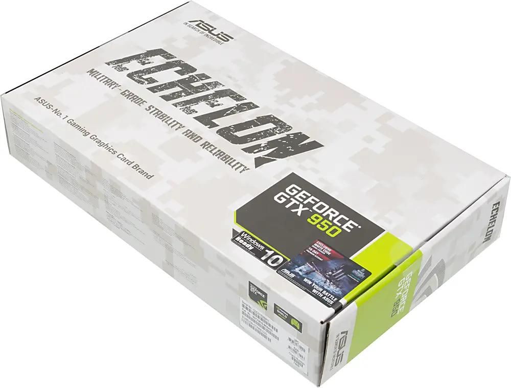 ASUS NVIDIA GeForce GTX 950 ECHELON GTX950 O2G 2 GDDR5 Ret 361950