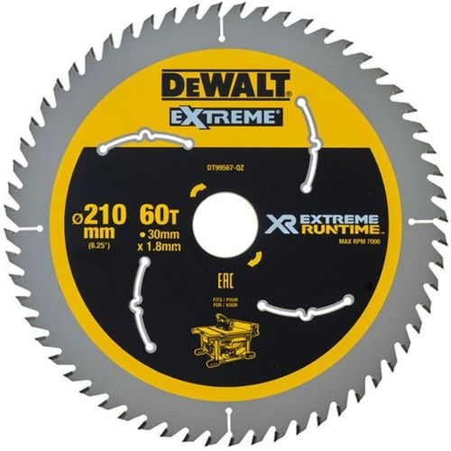 Пильный диск DeWALT DT99567-QZ, 210мм, 1.8мм, 30мм, по дереву