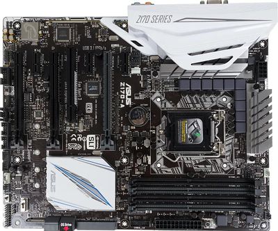 Материнская плата ASUS Z170-A, LGA 1151, Intel Z170, ATX, Ret