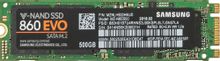 SSD накопитель Samsung 860 EVO MZ-N6E500BW 500ГБ, M.2 2280, SATA III, M ...