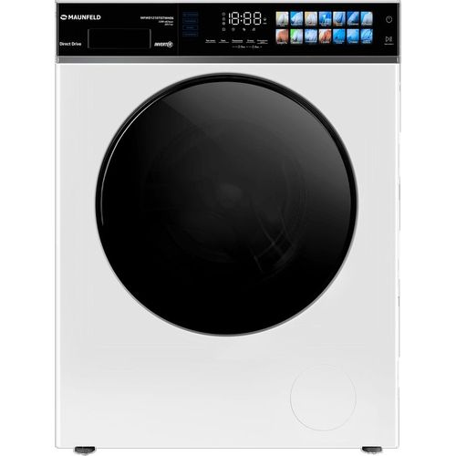 Стиральная машина MAUNFELD MFWD12107ISTWH06, с фронтальной загрузкой, 10кг, 1200об/мин, с паром, с сушкой, инверторная