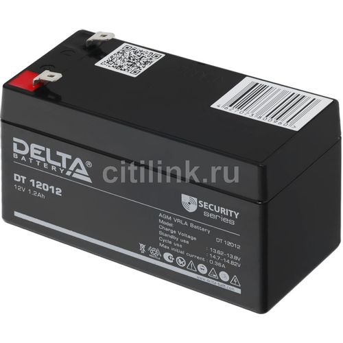 Аккумуляторная батарея Delta DT 12012 для ИБП, 12В, 1.2Ач