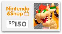Изображение товара Пополнение Nintendo eShop BR 150 BRL карта Бразилия
