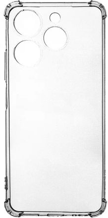 Чехол (клип-кейс) PERO CC02, для Tecno Spark 10 Pro, противоударный, прозрачный [cc02-0119-tr]