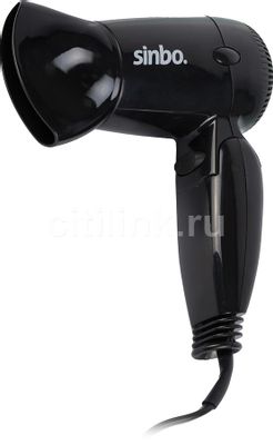 Характеристики Фен Sinbo SHD 7076, дорожный, 1200Вт, черный (1131876 ...