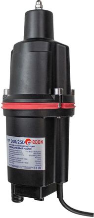Насос садовый EDON VP 300/25D, вибрационный, погружной, 1500л/ч
