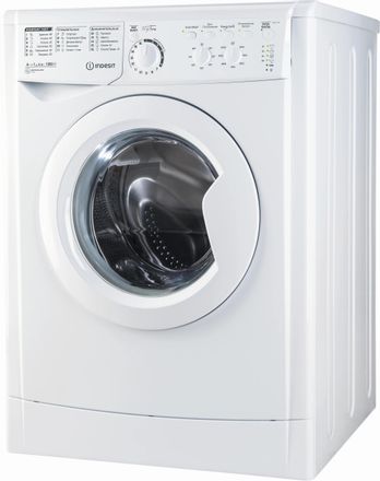 Стиральная машина суперузкая Indesit EWUC 4105, с фронтальной загрузкой, 4кг, 1000об/мин