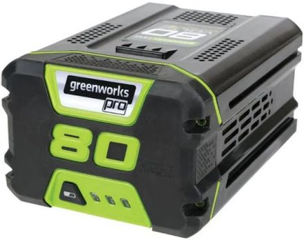Батарея аккумуляторная GREENWORKS G80B2, 80В, 2Ач, Li-Ion [2927307]