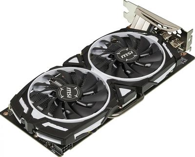 MSI NVIDIA GeForce GTX 1060 GeForce GTX 1060 ARMOR 6G OCV1 6ГБ
