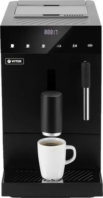Кофемашина Vitek Metropolis VT-8701, черный – купить в Ситилинк | 2036201