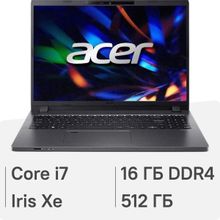 Изображение товара Ноутбук Acer TravelMate P2 TMP216-51-G2-72GZ 16 IPS Core i7 16ГБ SSD без ОС