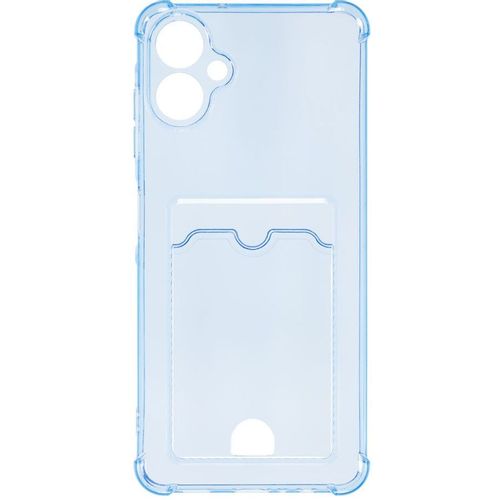 Чехол (клип-кейс) ZIBELINO Silicone Card Holder, для Samsung Galaxy A06, голубой [zsch-sam-a06-cam-lblu]
