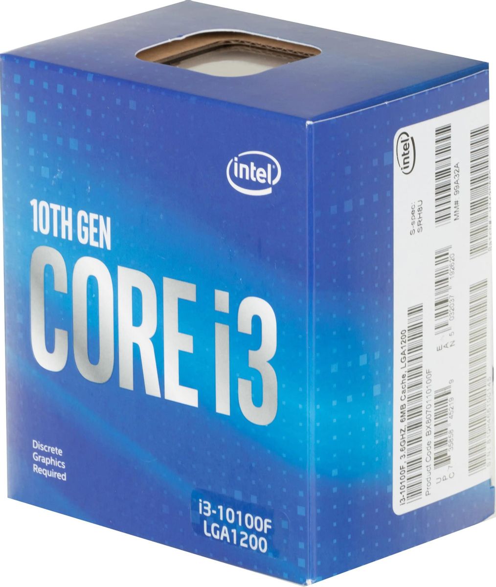 Обзор товара процессор Intel Core i3 10100F, LGA 1200, BOX [bx8070110100f s  rh8u] (1419362) в интернет-магазине СИТИЛИНК