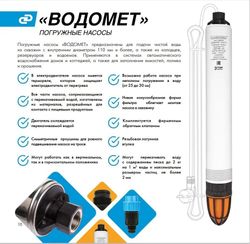 Насос скважинный Джилекс Водомет 40/75, 2400л/ч