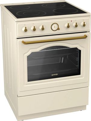 Обзор товара электрическая плита Gorenje EC62CLI, стеклокерамика, бежевый  (1033835) в интернет-магазине СИТИЛИНК