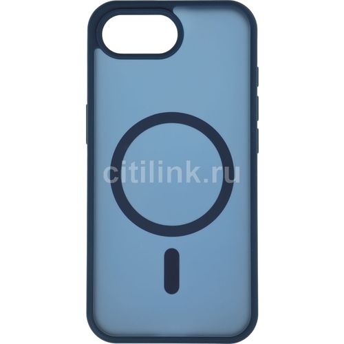 Чехол (клип-кейс) ZIBELINO Matte Shield, для Apple iPhone 16e, противоударный, темно-синий [zms-apl-16e-msd-blblu]