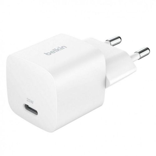 Сетевое зарядное устройство Belkin WCA012kqWH, USB-C, 25Вт, 3A, белый