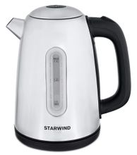 Чайник электрический StarWind SKS3210, 2200Вт, серебристый и черный ...