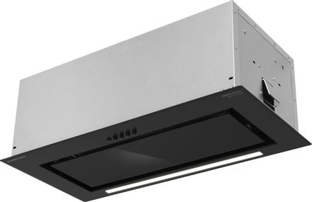 Встраиваемая вытяжка MEFERI Power SMARTBOX60BK Glass, управление кнопочное, черный [smartbox60bk glass power]