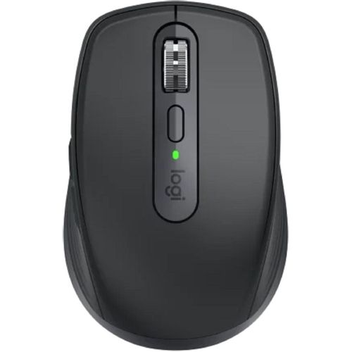 Мышь беспроводная Logitech MX Anywhere 3S BT, Bluetooth/Радио, оптическая, USB, USB-C, 8000dpi, графитовый [910-006929]