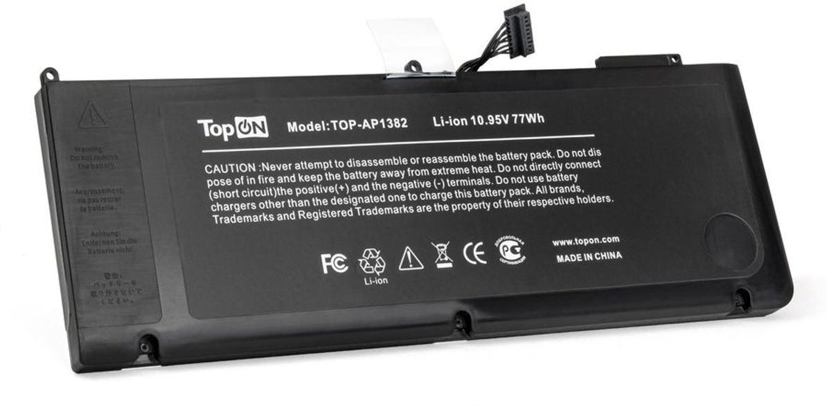 Батарея для ноутбуков TopON TOP-AP1382, 5000мAч, 10.9В