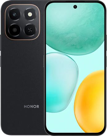 Смартфон Honor x6c 6/256Gb,  6.61",  TFT,  120Гц,  5300мAч,  2 nano SIM,  полночный черный
