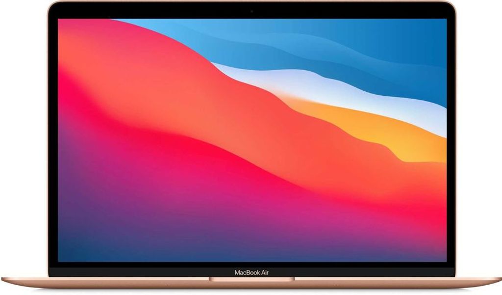 Ноутбук Apple MacBook Air A2337 MGND3LL/A, 13.3", IPS, Apple M1 8 core 3.2ГГц, 8-ядерный, 8ГБ 256ГБ SSD,  Mac OS, золотой