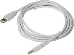 Изображение товара Кабель-удлинитель USB2.0 Buro USB A(m) -  USB A(f),  3м [usb2.0-am/af-3]