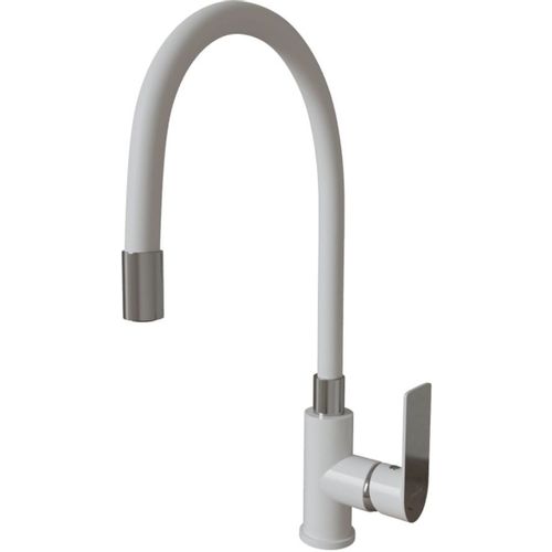 Смеситель для кухни (мойки) MIXLINE Стандарт А 553228, белый [МЛ33-098/ML33-098]