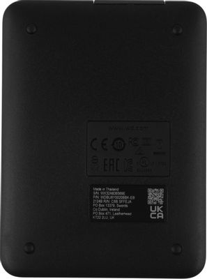 Внешний диск HDD WD Elements Portable WDBU6Y0020BBK-WESN, 2ТБ, черный ...