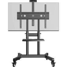 Изображение товара Стойка для телевизора ONKRON TS1891, 50-90", напольный, мобильный,  черный
