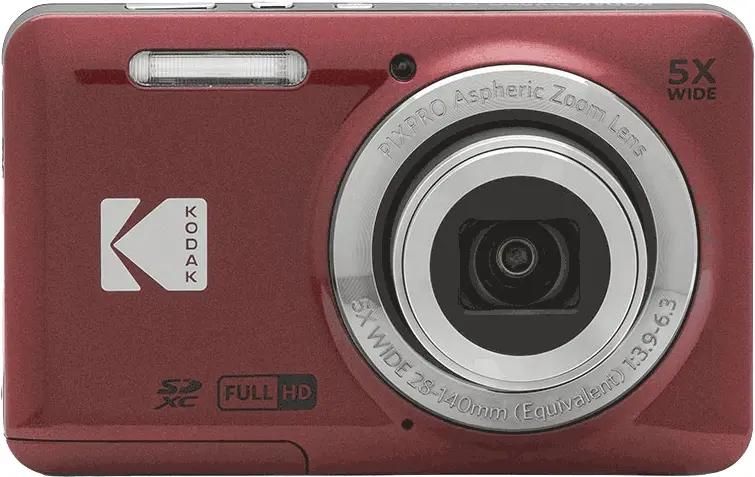Цифровой компактный фотоаппарат Kodak Pixpro FZ55, красный Цифровой компактный фотоаппарат Kodak Pixpro FZ55, красный