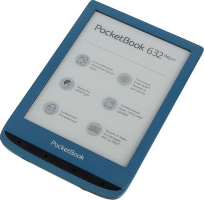 Электронная книга PocketBook 632 Aqua, 6, лазурно-голубой – купить в  Ситилинк | 1147696