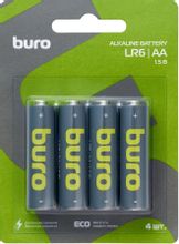 Изображение товара Батарейки BURO LR6 20 шт. 2900мАч щелочные форм-фактор AA