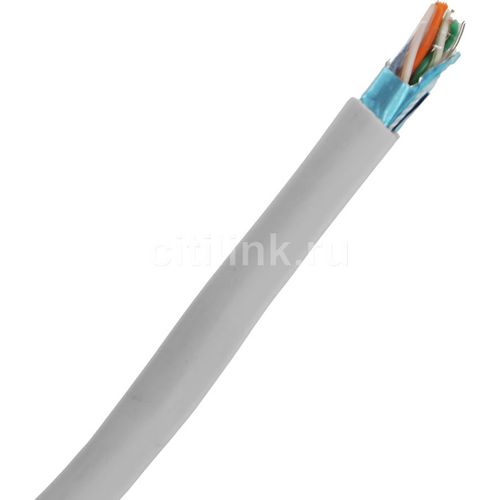 Кабель информационный ITK Generica, кат.5E, 305м, серый [bc1-c5e04-311-305-g]