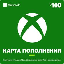 Изображение товара Пополнение игровой валюты Microsoft Xbox 100 USD для США