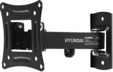 Изображение товара Кронштейн для телевизора Hyundai GL-R3, 10-27", настенный, поворот и наклон,  черный [hma27fs215bk71]