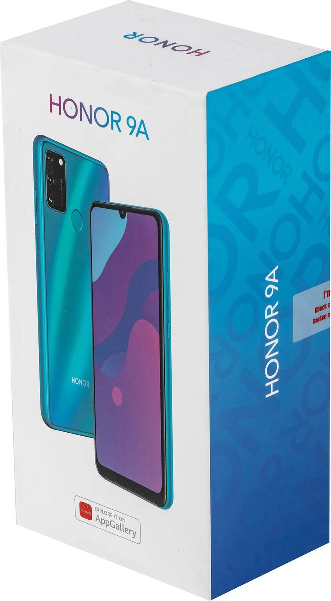 Характеристики Смартфон Honor 9A 64Gb, зеленый (1374496) смотреть в СИТИЛИНК