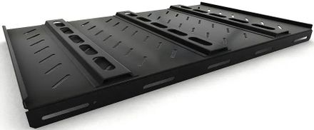 Полка стационарная Hyperline TSH3H-850-RAL9004,  1, 19", черный,  (в упаковке: 1шт)