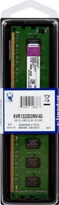 Оперативная память Kingston Valueram KVR1333D3N9/4G DDR3 -  1x 4ГБ 1333МГц, DIMM,  Ret
