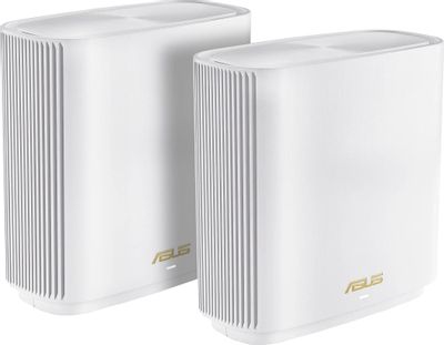 Бесшовный Mesh роутер ASUS ZenWiFi XT9 (W-2-PK), AX7800, белый, 2 шт. в ...