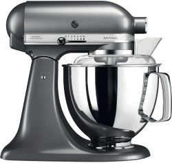Миксер планетарный KitchenAid 5KSM175PS, 300Вт, серебристый