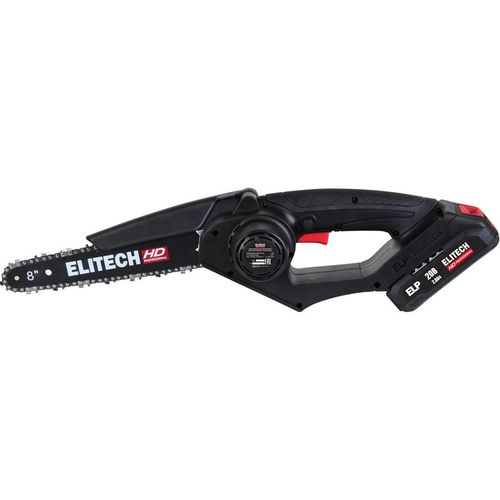 Цепная пила Elitech CS 2008BLK, 20В, с одним аккумулятором [e1611.016.00]