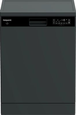 Посудомоечная машина HOTPOINT HF 5C82 DW A,  полноразмерная, напольная, 59.8см, загрузка 15 комплектов, антрацит [869894700040]