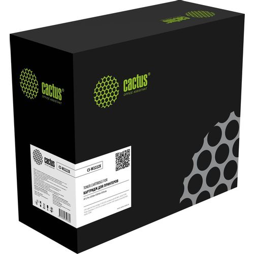 Картридж Cactus CS-W2222X, 222X, желтый / CS-W2222X