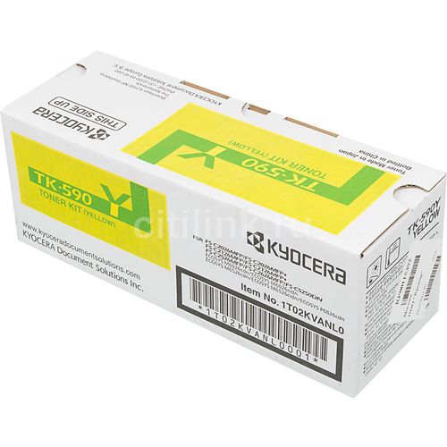 Картридж Kyocera TK-590Y, желтый / 1T02KVANL0