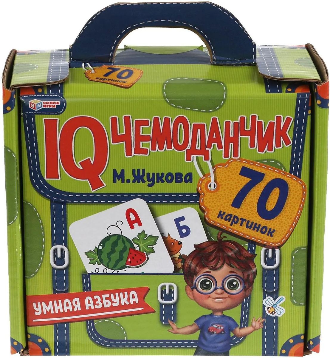 Характеристики Настольная игра УМНЫЕ ИГРЫ IQ чемоданчик Умная азбука  (1733514) смотреть в СИТИЛИНК