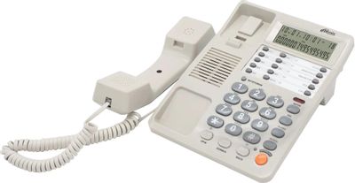 Проводной телефон Ritmix RT-495, белый и серый – купить в Ситилинк ...