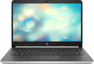 Ноутбук HP 14-dk0008ur 6VL61EA, 14", AMD A6 9225 2.6ГГц, 2-ядерный, 4ГБ DDR4, 128ГБ SSD,  AMD Radeon  R4, Windows 10 Home, серебристый/черный